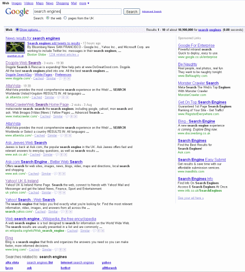 list of best search engines list of best search engines